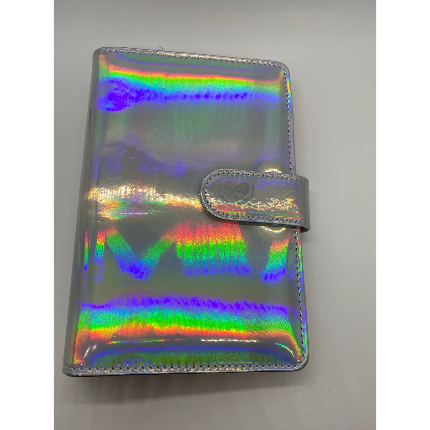 Purple Holographic Budget Planner